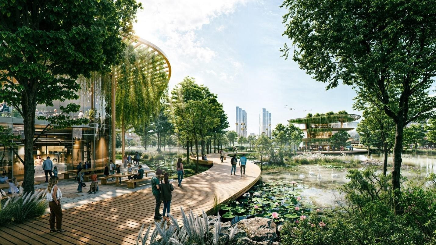 Sau hơn 30 năm bị 'treo', KĐT hơn 420ha tọa lạc trên quỹ đất hiếm hoi còn sót lại của TP. HCM sắp được hồi sinh- Ảnh 3. Sau hơn 30 năm bị 'treo', KĐT hơn 420ha tọa lạc trên quỹ đất hiếm hoi còn sót lại của TP. HCM sắp được hồi sinh- Ảnh 3.