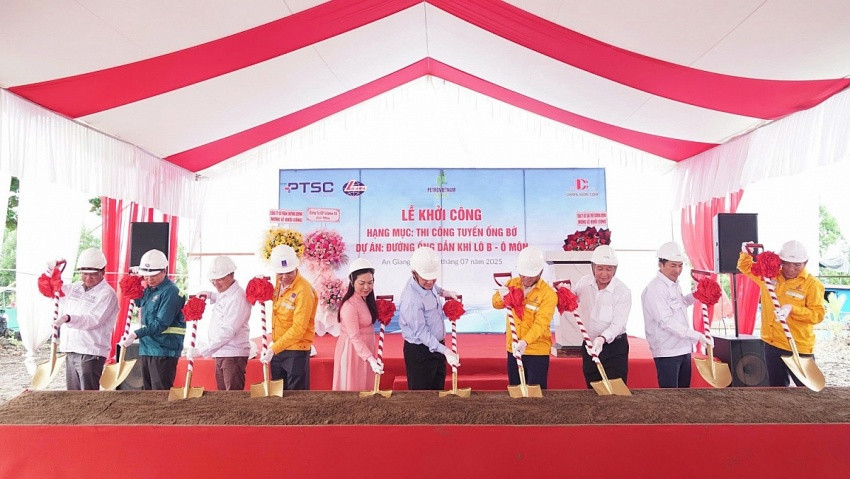Liên danh PTSC (<a style='text-decoration: none;' href='/PVS'>PVS</a>) khởi công gói thầu tại dự án 1,2 tỷ USD thuộc chuỗi điện khí Lô B – Ô Môn