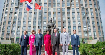 Chính thức khánh thành Quảng trường Hồ Chí Minh tại TP lớn thứ 2 nước Nga