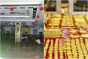 Chủ tiệm vàng bị lũ cuốn trôi 20kg vàng, bạc và đá quý, cảnh sát vào cuộc