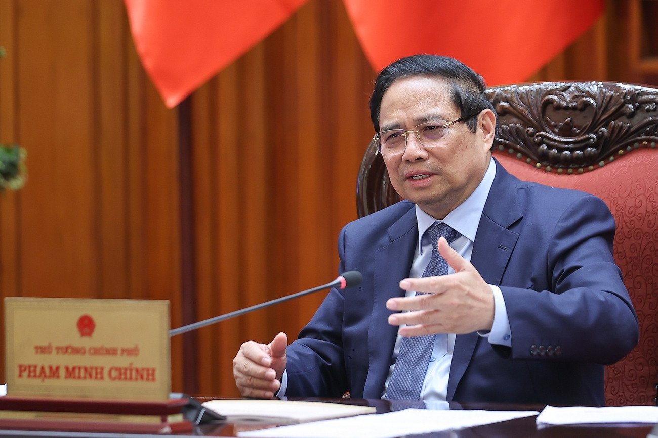 Thủ tướng Chính phủ phát biểu tại cuộc họp. Ảnh: VGP. 297ttg.jpg