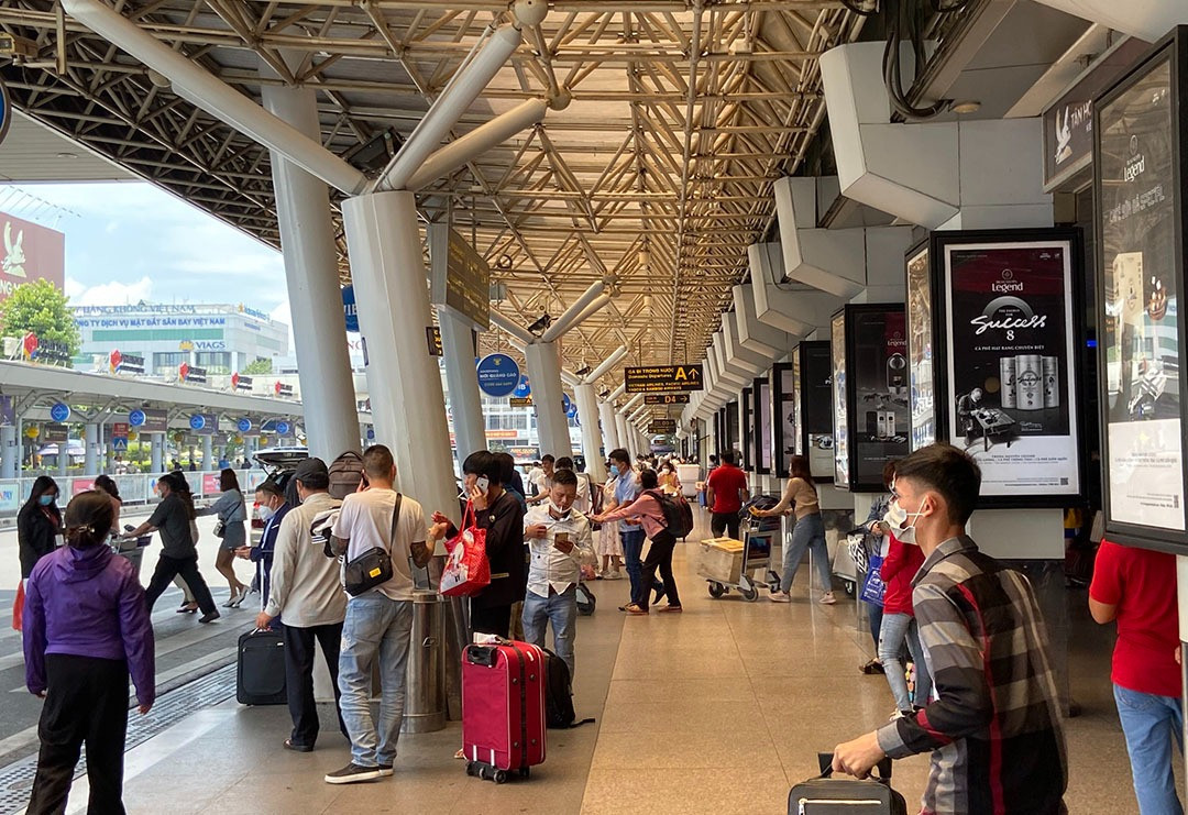Cảng hàng không quốc tế Tân Sơn Nhất. Nguồn ảnh: Internet Cảng hàng không quốc tế Tân Sơn Nhất. Nguồn ảnh: Internet