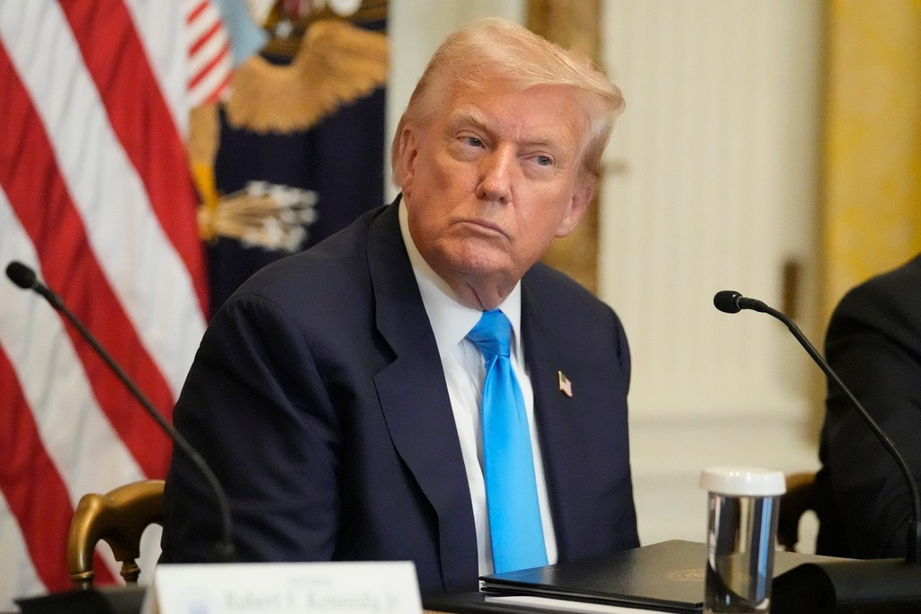 Tổng thống Mỹ Donald Trump. (Ảnh: AP) ap25211759325751.jpg