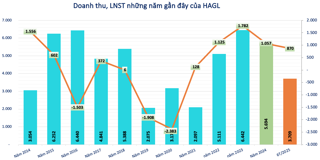 HAGL (<a style='text-decoration: none;' href='/HAG'>HAG</a>) còn gánh 9.300 tỷ nợ vay, vừa chuyển đổi trạng thái của 2.000 tỷ đồng trái phiếu