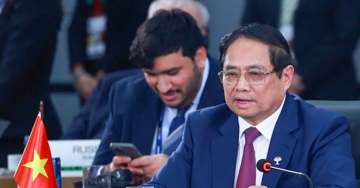 Thủ tướng nêu 3 đề xuất quan trọng tại phiên thảo luận cấp cao BRICS mở rộng