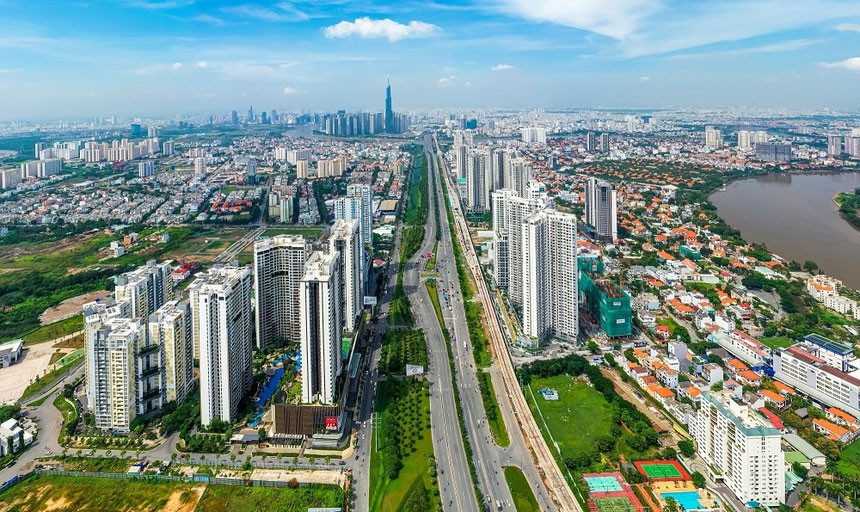 Giá bán căn hộ chung cư bình quân trên cả nước tiếp tục xu hướng tăng. Ảnh minh họa
