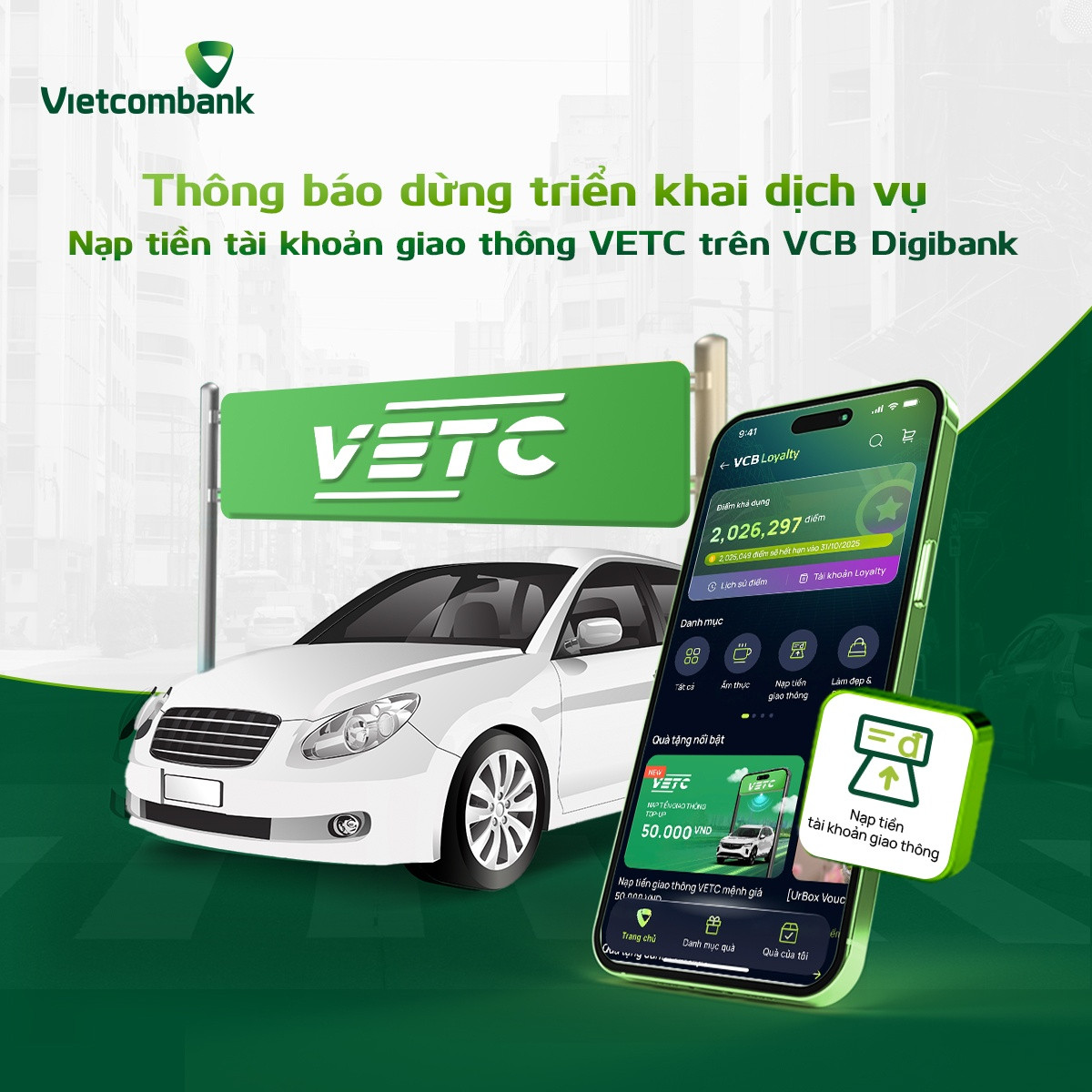 Từ hôm nay 1/8, Vietcombank (<a style='text-decoration: none;' href='/VCB'>VCB</a>) chính thức dừng triển khai 2 tính năng sau