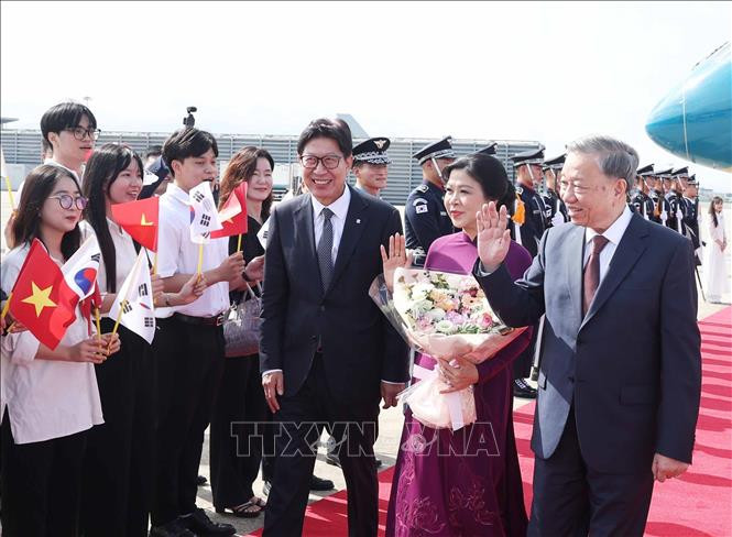 Tổng Bí thư Tô Lâm thăm thành phố Busan, Hàn Quốc- Ảnh 5.