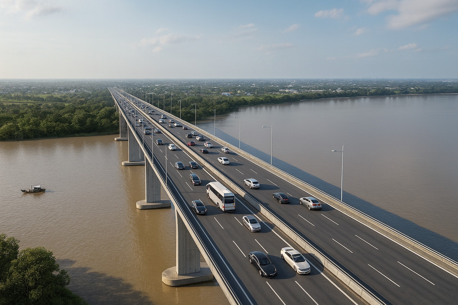 Cầu lớn nhất trên tuyến cao tốc từng hiện đại nhất Việt Nam: Sẽ có công trình song sinh 5 làn xe, khơi thông cửa ngõ đến sân bay Long Thành- Ảnh 3.