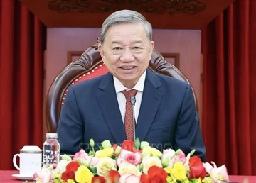 Tổng Bí thư Tô Lâm điện đàm với Chủ tịch Đảng Nhân dân Campuchia Hun Sen