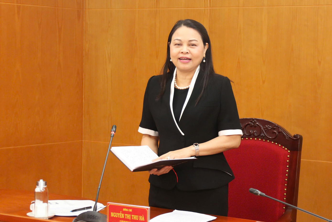 Phó Chủ tịch - Tổng Thư ký Ủy ban Trung ương MTTQ Việt Nam Nguyễn Thị Thu Hà. Ảnh: PV. tienphong-148mrsha.jpg