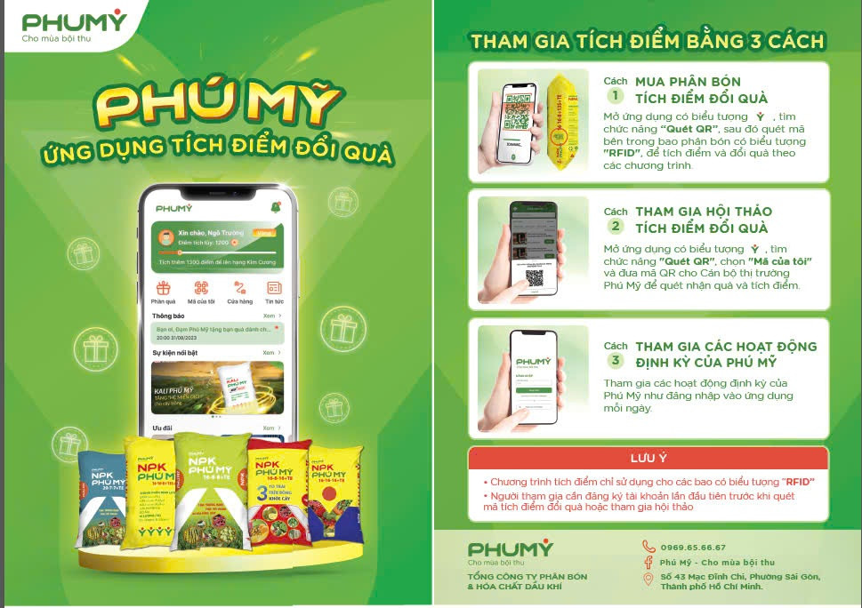 Đạm Phú Mỹ (<a style='text-decoration: none;' href='/DPM'>DPM</a>) ra mắt ứng dụng cho người sử dụng sản phẩm phân bón, gắn kết bà con nông dân