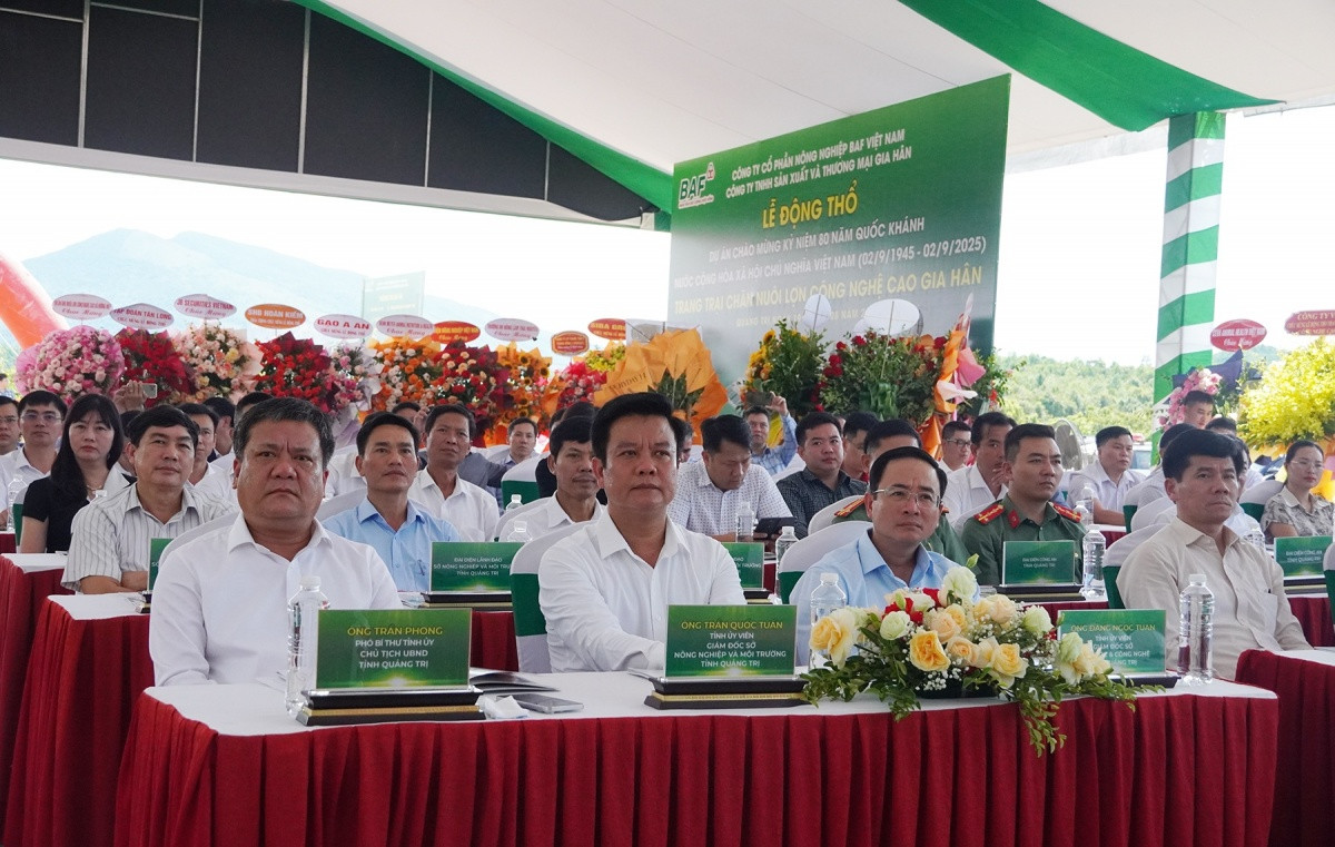 <a style='text-decoration: none;' href='/BAF'>BAF</a> Việt Nam khởi công Tổ hợp chăn nuôi công nghệ cao Gia Hân 2.400 tỷ đồng, hướng đến mục tiêu 10 triệu con heo