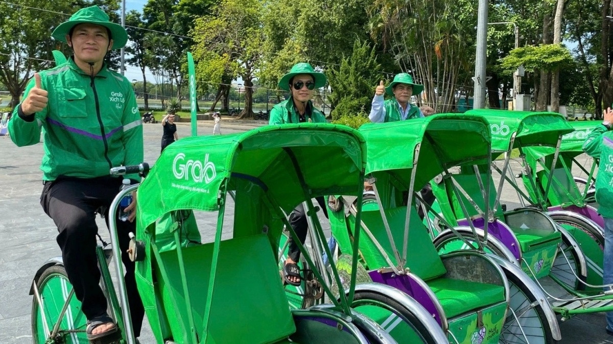 Grab bắt tay thành phố đầu tiên tại Việt Nam ra mắt xích lô công nghệ