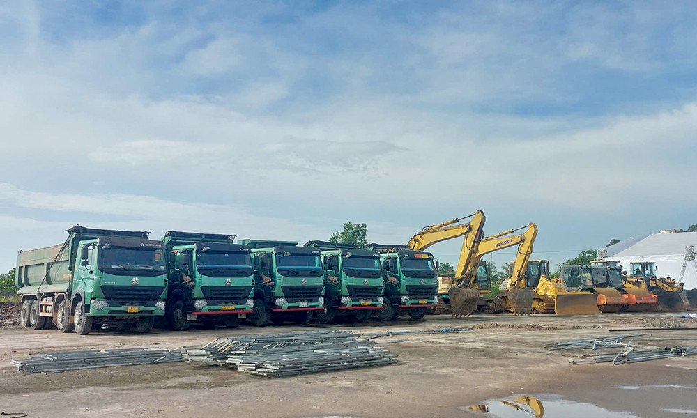 Khu vực thực hiện khởi công sân bay Gia Bình. Nguồn ảnh: Báo Bắc Ninh