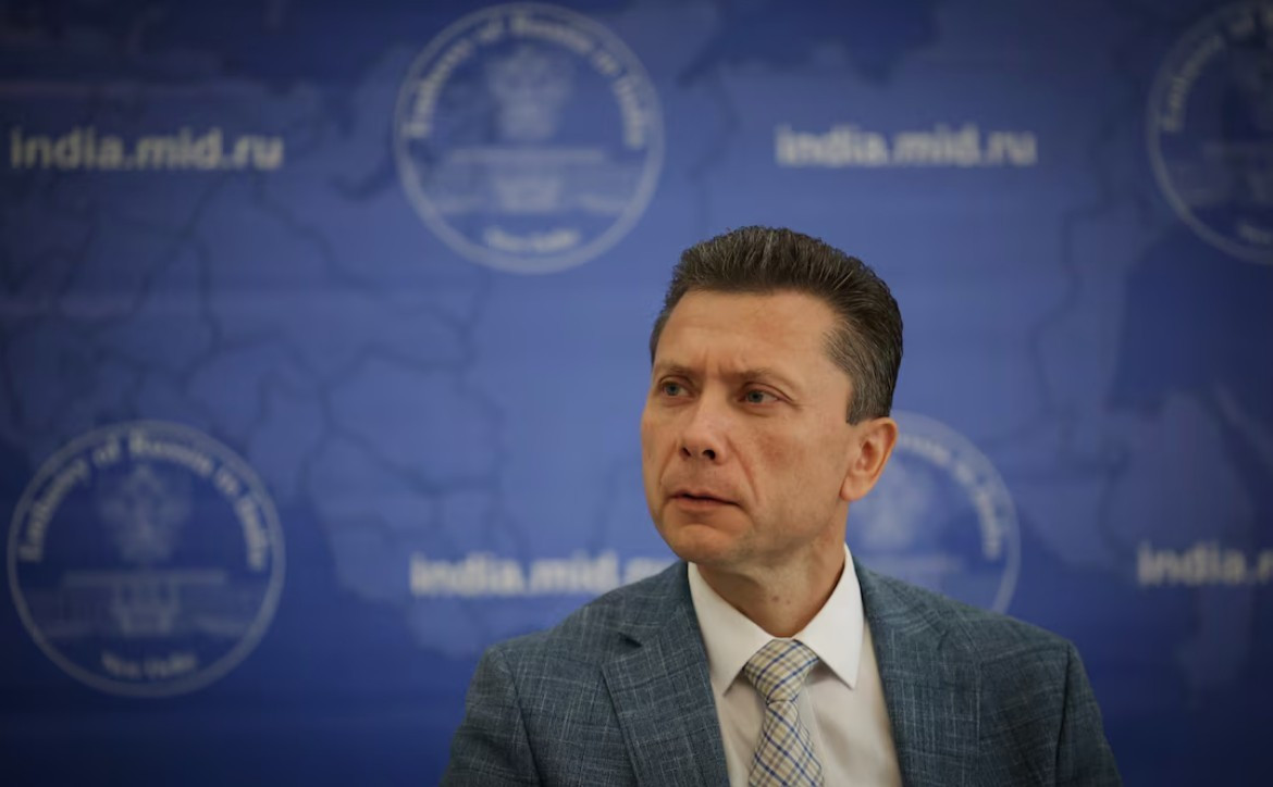 Ông Roman Babushkin, đại biện lâm thời Đại sứ quán Nga tại Ấn Độ. (Ảnh: Reuters) nga.jpg