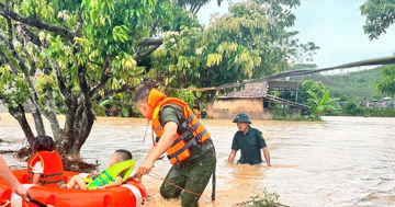 Nhiều nơi ở Lạng Sơn chìm trong biển nước