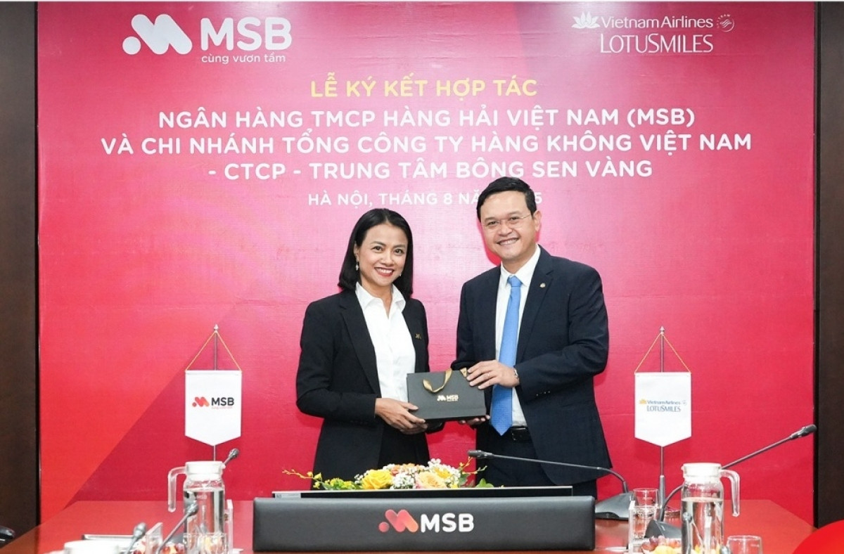 <a style='text-decoration: none;' href='/MSB'>MSB</a> hợp tác chiến lược với Vietnam Airlines, đổi mới trải nghiệm và gia tăng lợi ích cho khách hàng