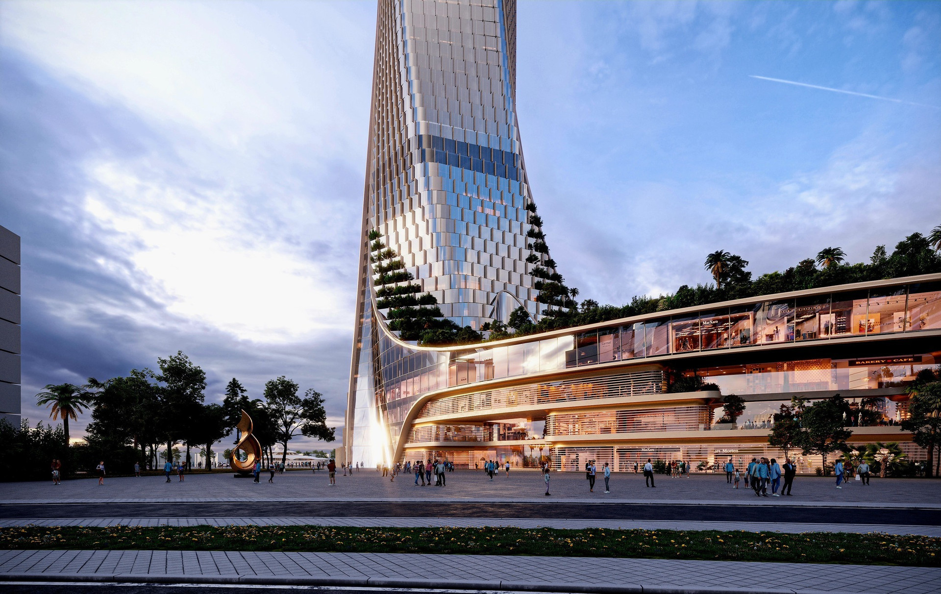 Tòa nhà chọc trời 69 tầng cao thứ 2 Việt Nam: Thiết kế đẹp mắt, đường cong uyển chuyển- Ảnh 2. Tòa nhà chọc trời 69 tầng cao thứ 2 Việt Nam: Thiết kế đẹp mắt, đường cong uyển chuyển- Ảnh 2.