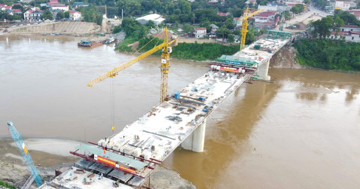 3 ngày nữa, chính thức hợp long cây cầu hơn 600 tỷ thay thế cây cầu 30 năm tuổi bị sập năm ngoái