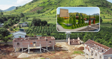Nhà rông 9,4 tỷ dưới chân núi lửa tại Gia Lai chính thức ngừng thi công