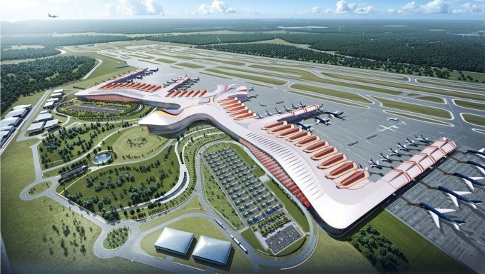 Phối cảnh nhà ga T2 sân bay Phú Quốc - một trong những dự án phục vụ Hội nghị APEC 2027. Nguồn ảnh: Internet