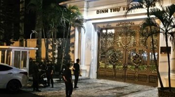 Nhiều cảnh sát xuất hiện tại nhà đại gia Cao Tiến Đoan - Chủ tịch Tập đoàn Bất động sản Đông Á