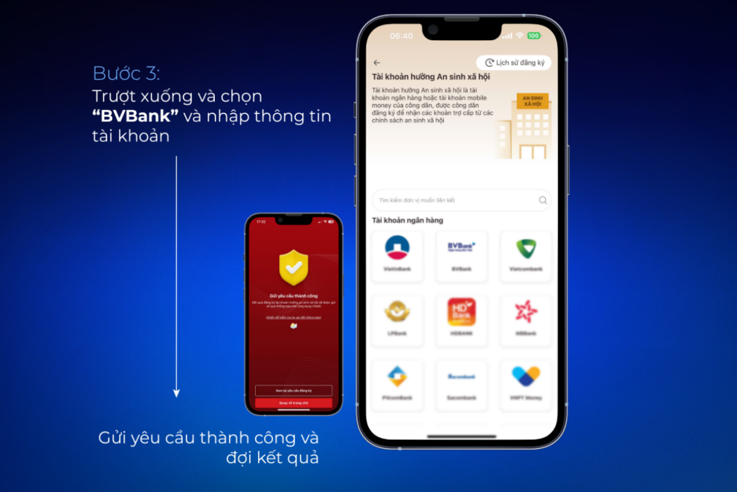Hướng dẫn chi tiết cách nhận chi trả an sinh xã hội qua tài khoản ngân hàng BVBank- Ảnh 3.