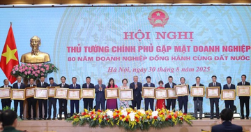 Nhiều doanh nghiệp lớn như Sun Group, BRG, Geleximco được Thủ tướng khen tặng