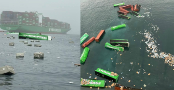 Hơn 50 container rơi xuống biển, chuyện gì đã xảy ra?
