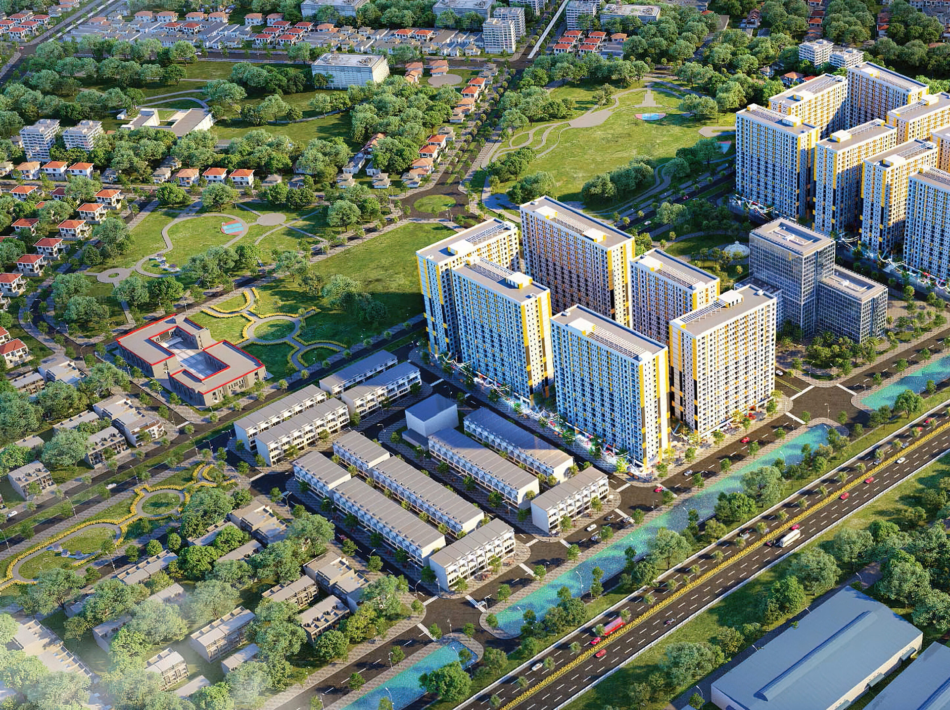 Phối cảnh nhà ở xã hội dành cho công nhân tại lô CT3, CT4 thuộc khu đô thị mới thị trấn Nếnh Phối cảnh nhà ở xã hội dành cho công nhân tại lô CT3, CT4 thuộc khu đô thị mới thị trấn Nếnh