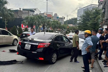 Một Phó Giám đốc Ban Quản lý Khu kinh tế có nồng độ cồn kịch khung khi gây tai nạn liên hoàn
