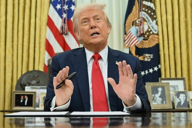 Tổng thống Mỹ Donald Trump. (Ảnh: AP) ap25090810593753-1743516411.jpg