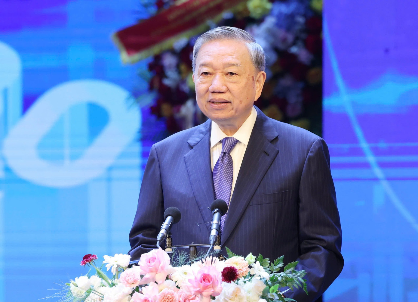 Tổng Bí thư Tô Lâm phát biểu tại buổi lễ. Ảnh: Viết Chung. e85d4ce3c5a04dfe14b1.jpg