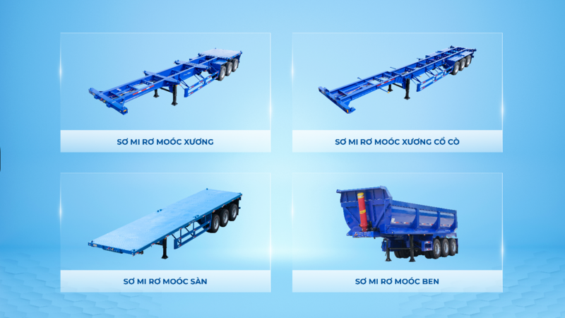 Thành viên nhà THACO ra mắt dòng sơ mi rơ moóc thế hệ mới