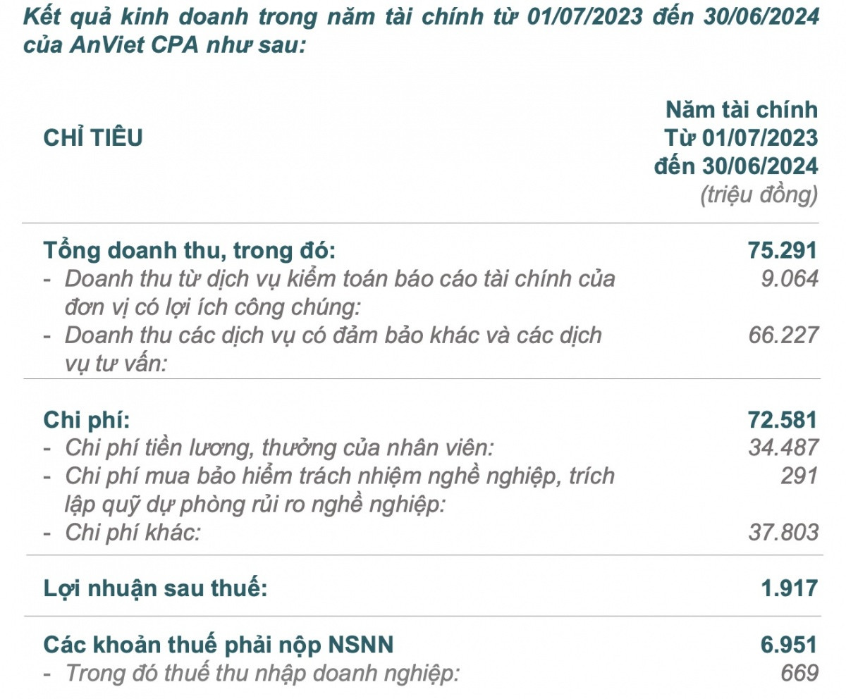 Đình chỉ tư cách hành nghề với 2 kiểm toán viên của An Việt <a style='text-decoration: none;' href='/CPA'>CPA</a>