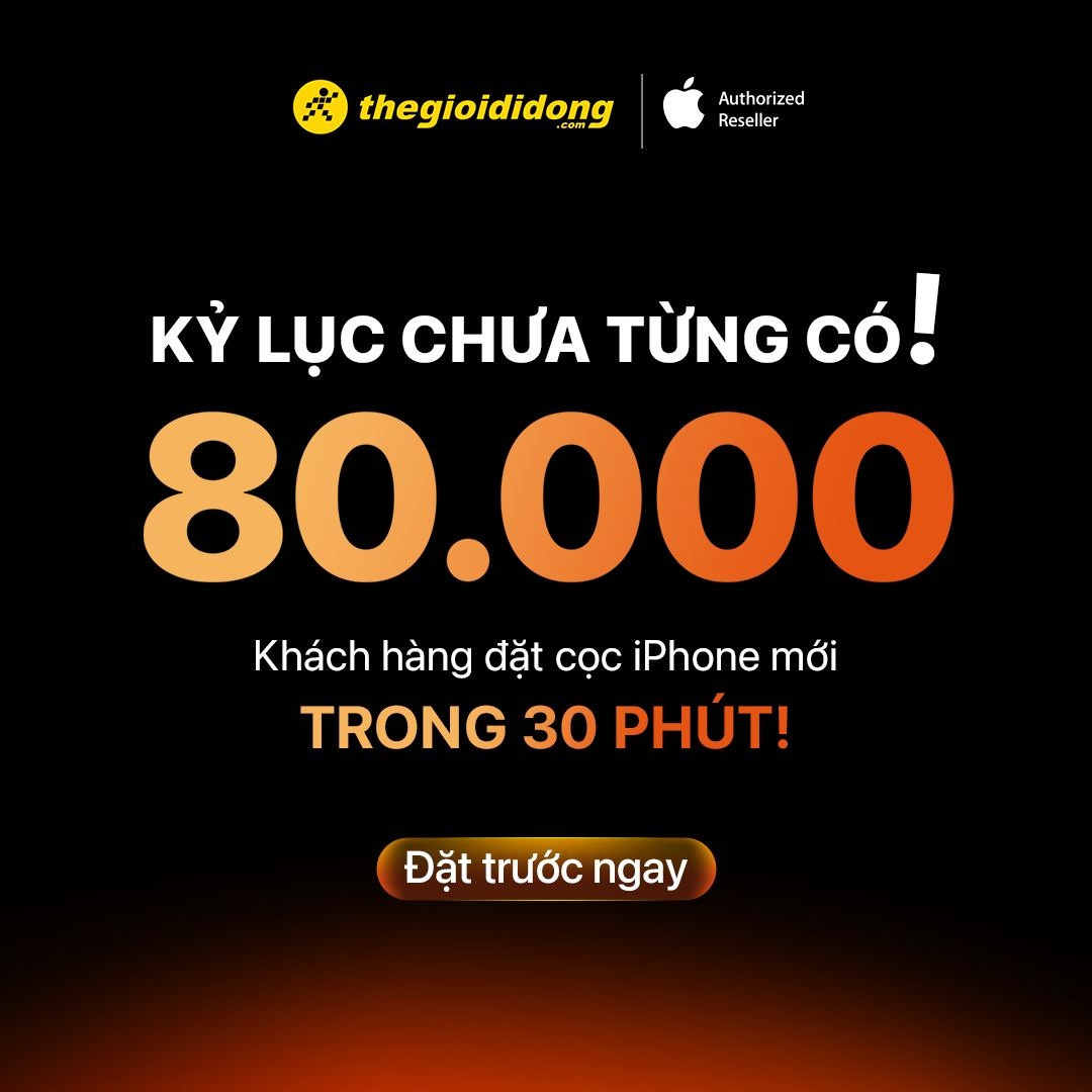 Thế Giới Di Động (<a style='text-decoration: none;' href='/MWG'>MWG</a>) lập nhiều kỷ lục mới nhờ cơn sốt iPhone 17