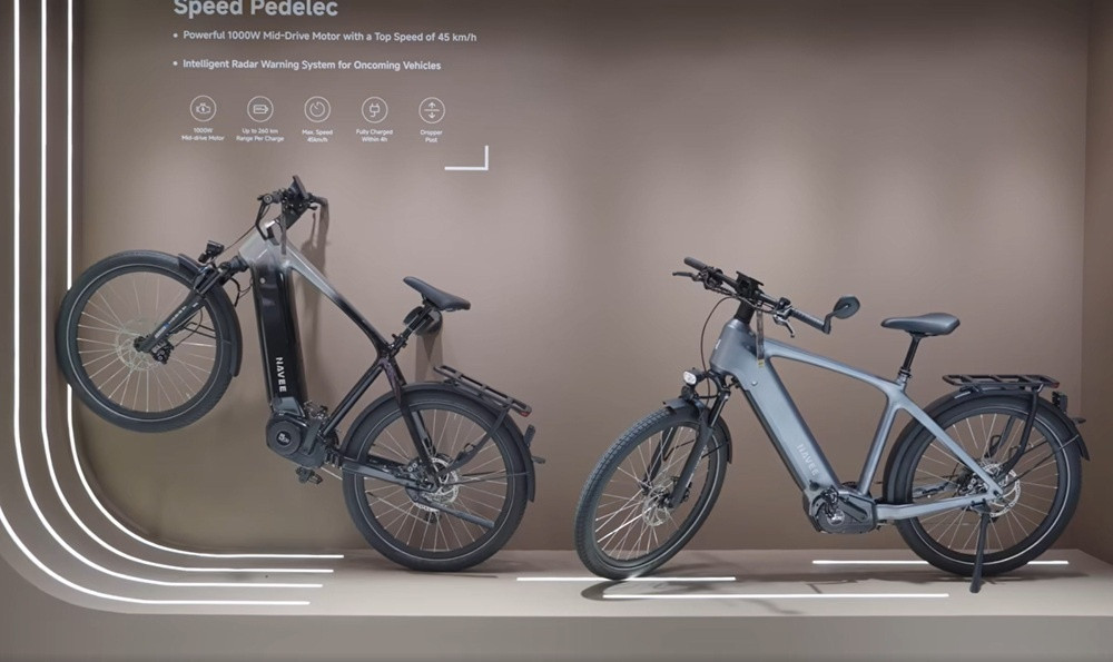 Xuất hiện mẫu xe đạp điện 1.000 W chạy nhanh như xe máy, tầm hoạt động ngang ô tô