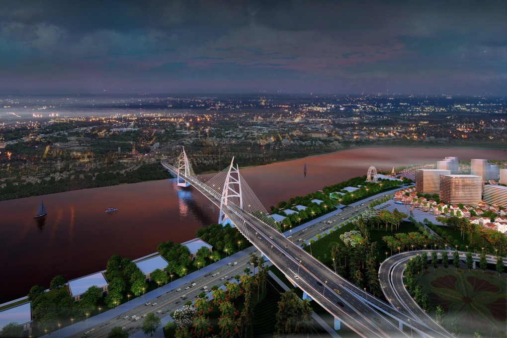 Phối cảnh cầu Nguyễn Trãi. Ảnh: Báo Dân trí