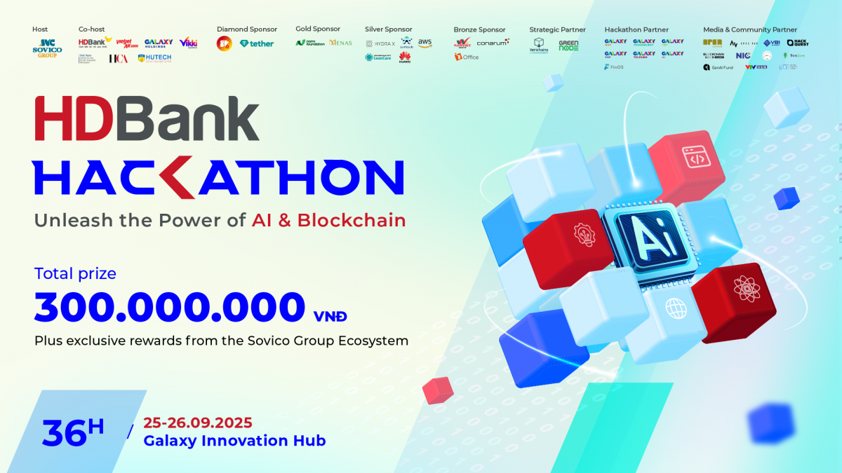 HDBank Hackathon 2025: Đấu trường 36h định hình tương lai AI, Blockchain và tài sản số