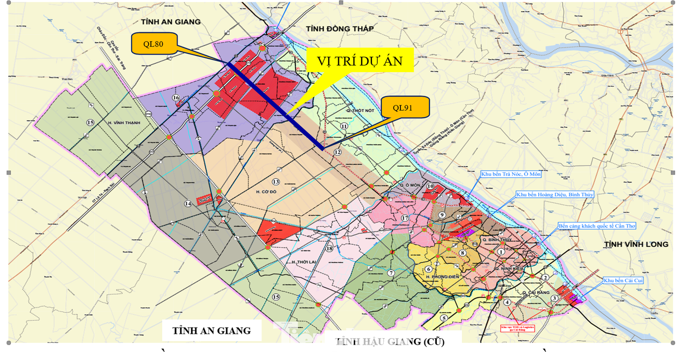 Sơ đồ hướng tuyến dự án nối dài đường vành đai phía Tây Cần Thơ. tp-ct.png