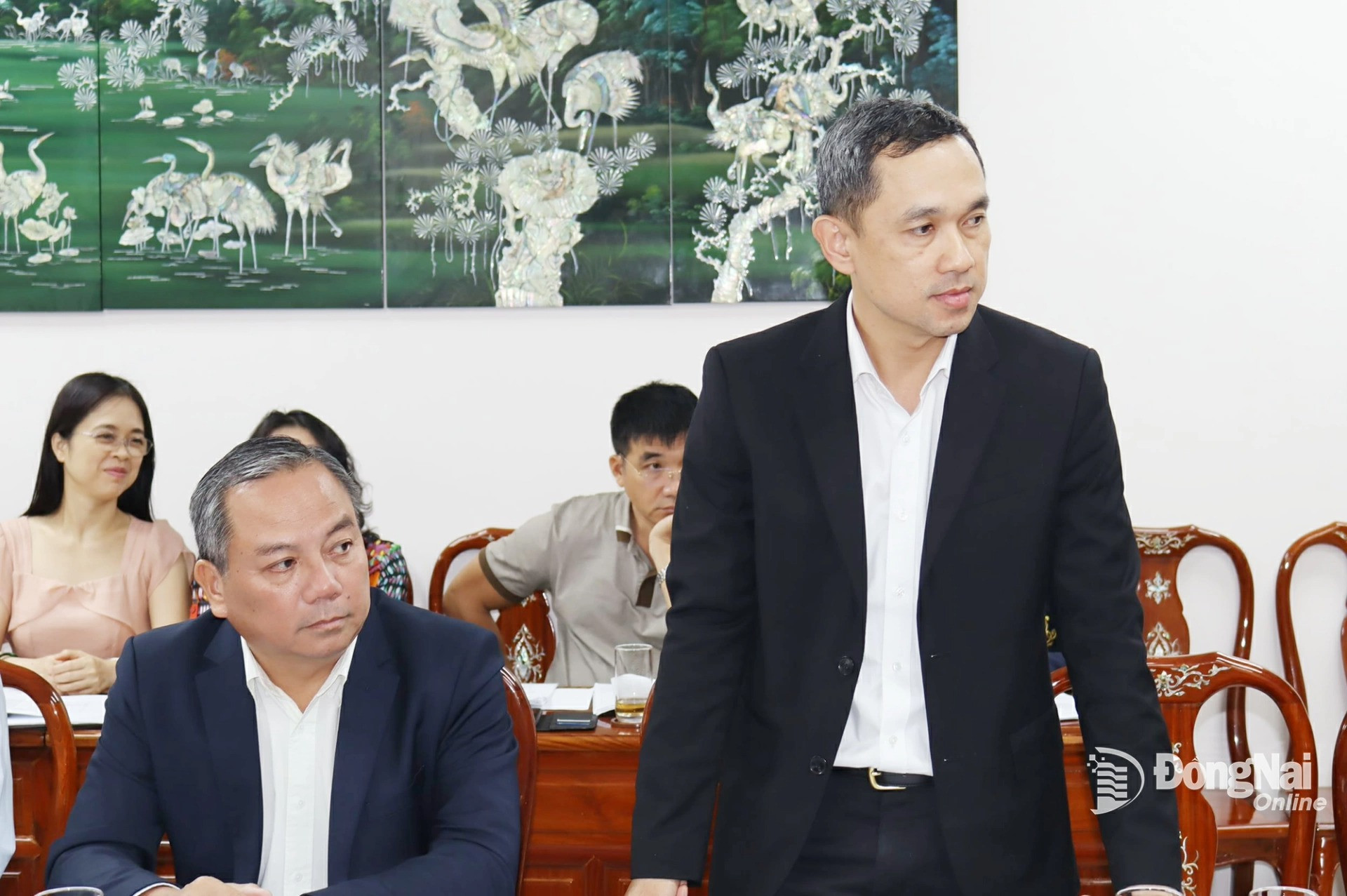 Đại diện của CTCP Him Lam tại buổi làm việc. Nguồn ảnh: Báo Đồng Nai