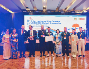 Công viên địa chất toàn cầu UNESCO ở miền Bắc Việt Nam nhận giải thưởng quốc tế