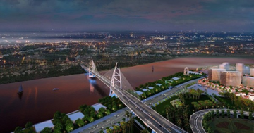 Tháng sau, cây cầu có nhịp chính rộng nhất Hải Phòng sẽ đạt cột mốc quan trọng