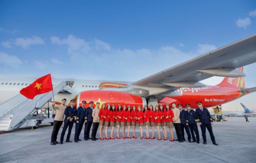 Vietjet đón tàu bay thân rộng mới, nâng đội bay lên 121 chiếc