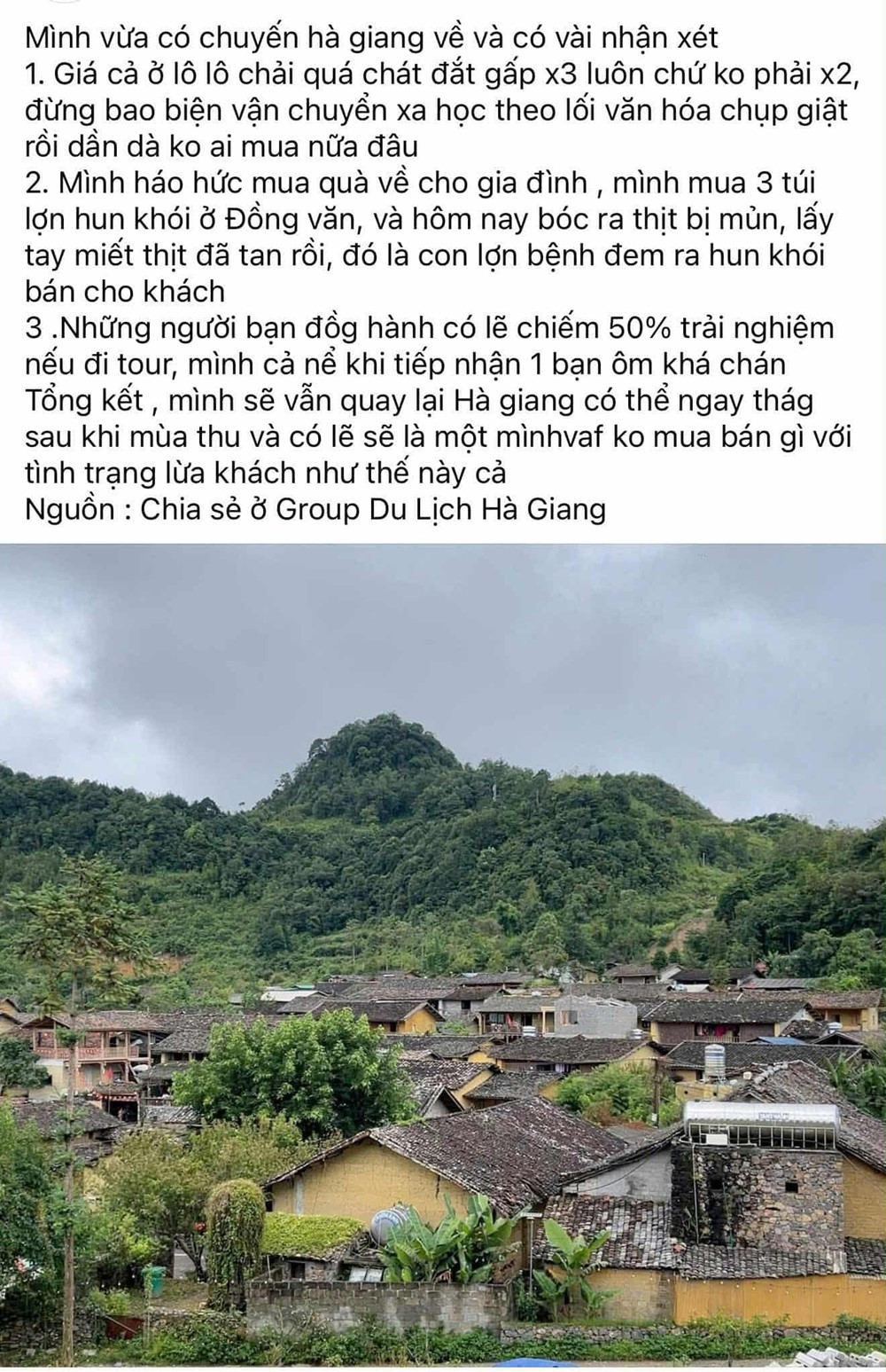 Du khách tố bị 'chặt chém' khi đến 'Lô Lô Chải Hà Giang', đã có kết quả xác minh - ảnh 1