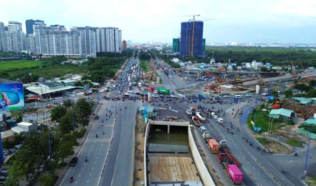 Sắp thông xe cầu vượt và hầm chui tại nút giao 3.400 tỷ hiện đại và độc đáo nhất TP. HCM- Ảnh 3.