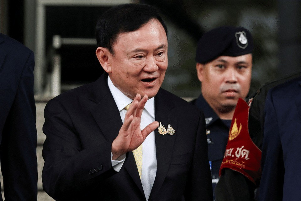 Cựu Thủ tướng Thaksin Shinawatra. (Ảnh: Reuters) f36711129f1afd539465477a9c5c9464.jpg