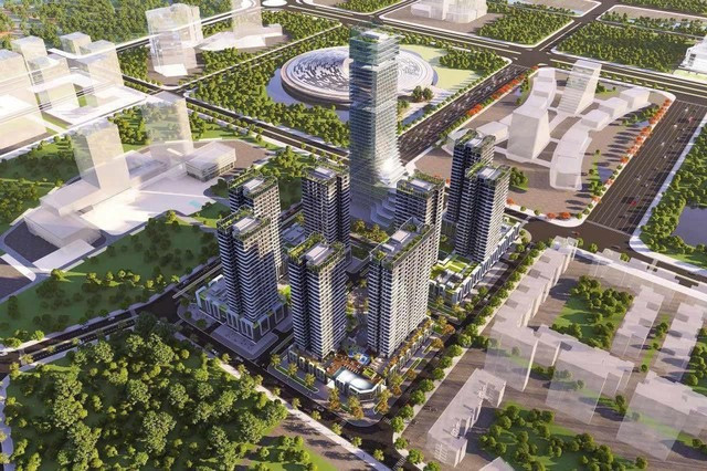 9 tòa tháp của Kinh Bắc nằm đối diện Trung tâm chính trị - hành chính Hải Phòng sau 2 tháng khởi công- Ảnh 3.