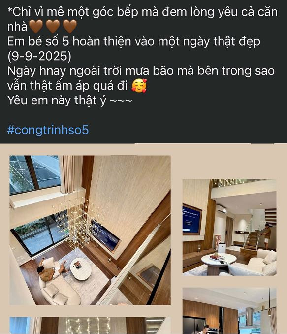 Căn hộ thông tầng giữa lòng thành phố của bà mẹ 2 con: Sang chảnh nhưng không kém phần ấm cúng, chỉ nhìn view bếp đã thấy đắt giá- Ảnh 1.